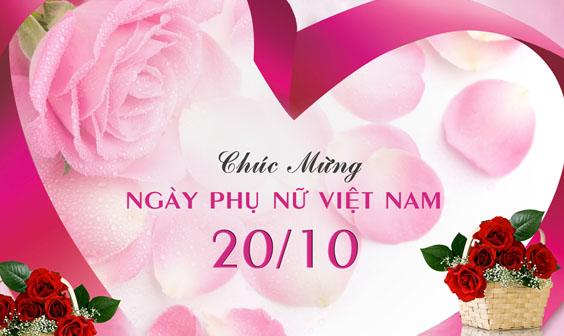 Chúc mừng ngày Phụ nữ Việt Nam 20/10/2017